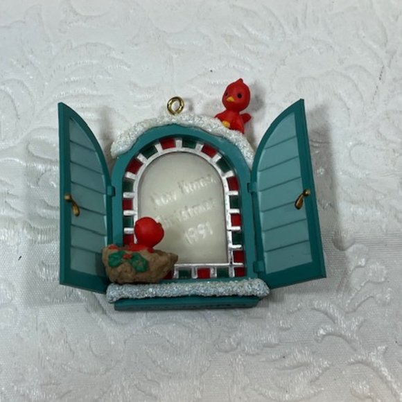 VTG Heirloom Collection 1991 New Home Window Christmas Ornament NIB - Picture 10 of 12